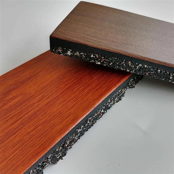 PVC Surface Layer Rubber Floor Tile
